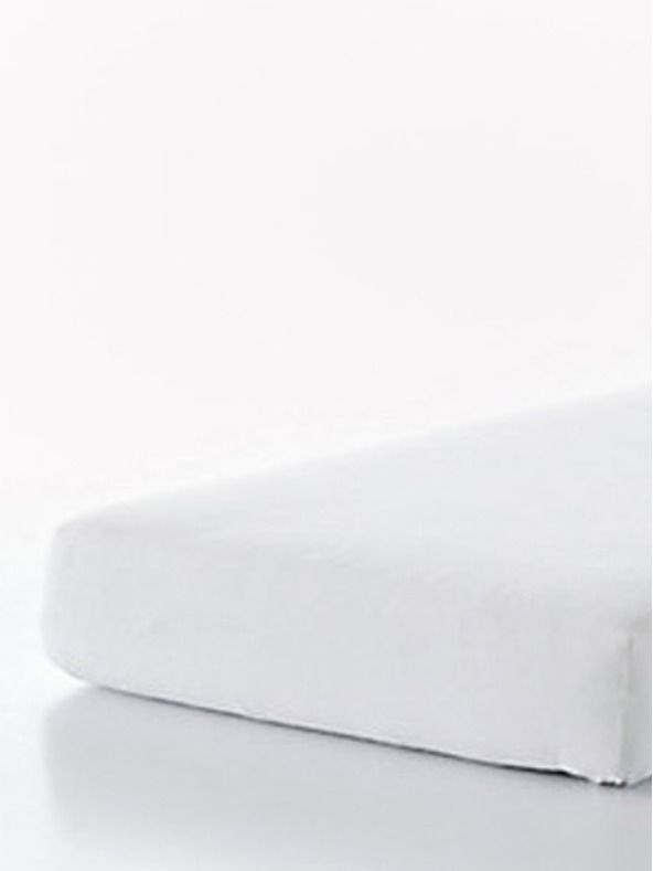 Good Morning 90/100x200 Bela zaščitna rjuha Good Morning