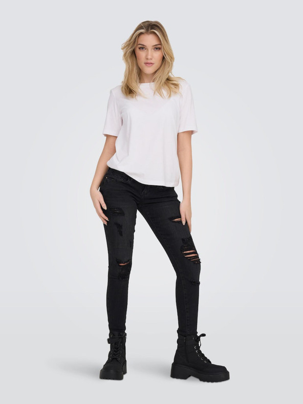 ONLY Bela ženska osnovna majica ONLY Only