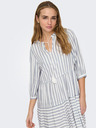 ONLY Modro-bela črtasta ženska obleka ONLY Kaya