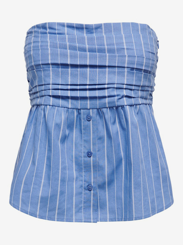 ONLY Modra ženska črtasta majica ONLY Esie