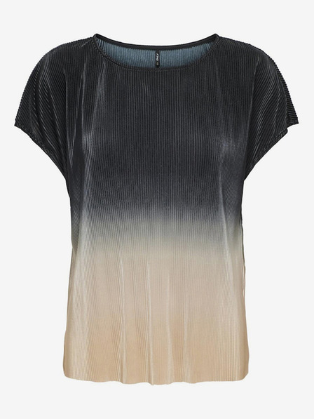 ONLY Bež in črna ženska bluza ONLY Jilly