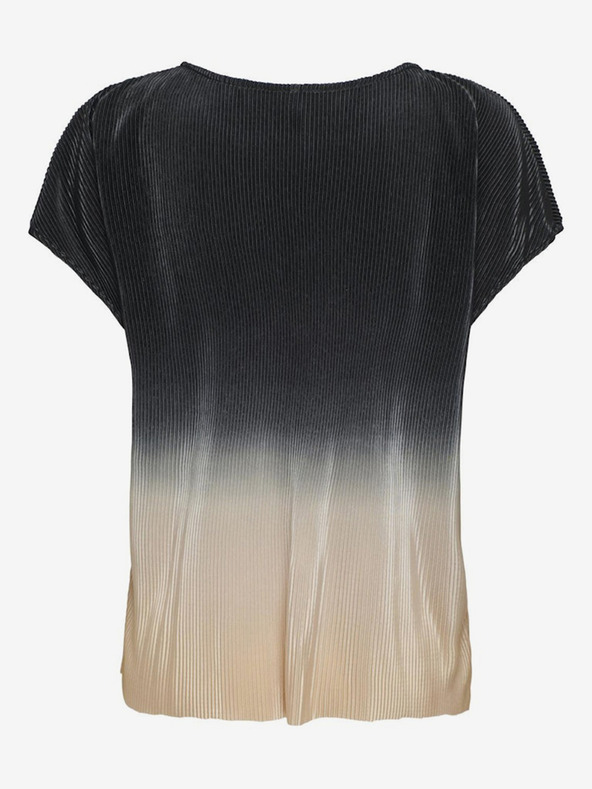 ONLY Bež in črna ženska bluza ONLY Jilly