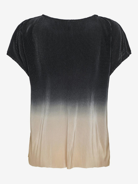 ONLY Bež in črna ženska bluza ONLY Jilly