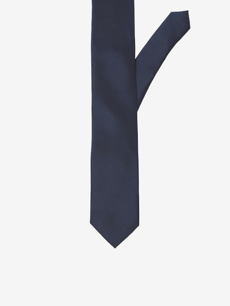 Jack & Jones Temno modra kravata Jack & Jones Solid