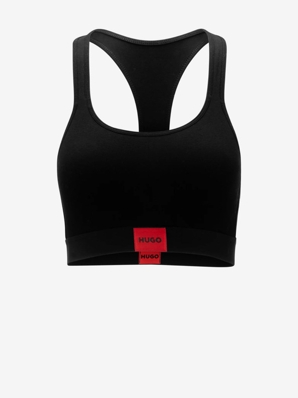 HUGO Črn ženski modrček HUGO