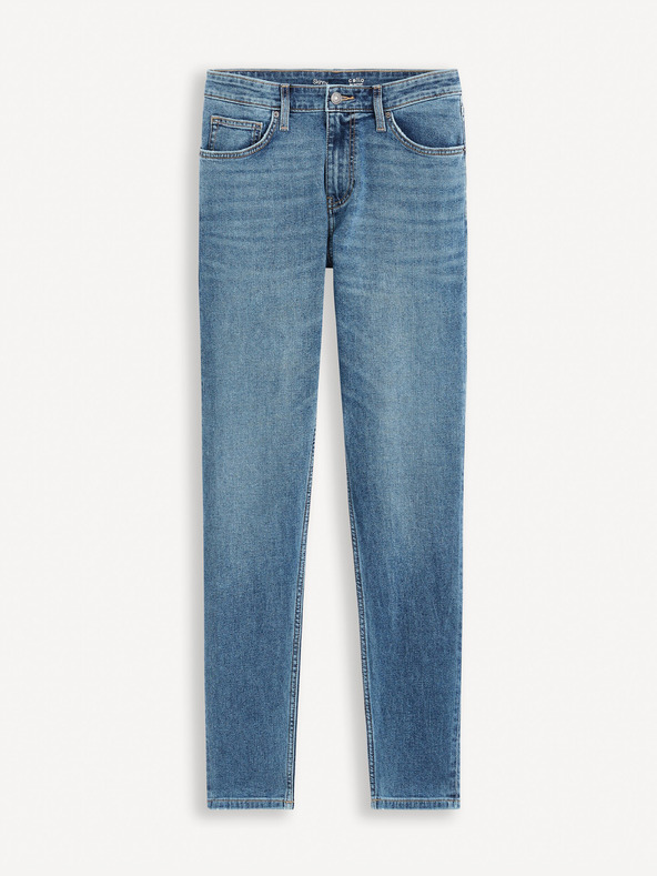 Celio Modre oprijete kavbojke Celio Foskinny