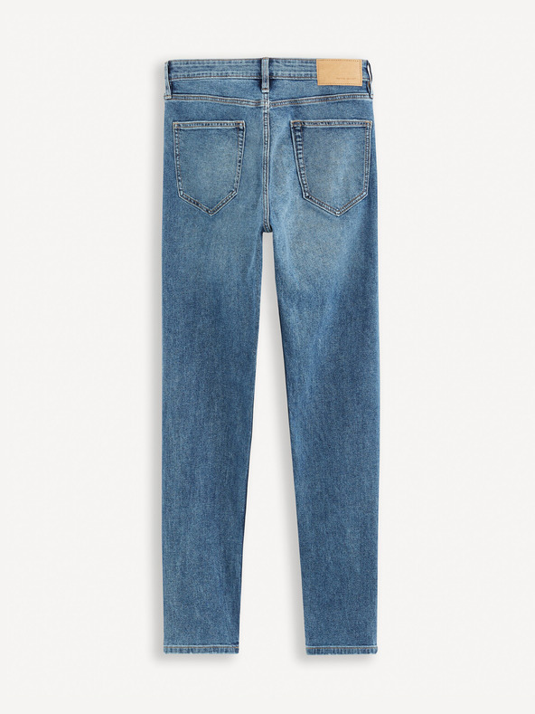 Celio Modre oprijete kavbojke Celio Foskinny
