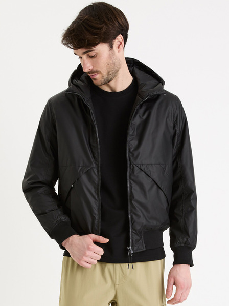 Celio Črna moška jakna Celio Guhoodie