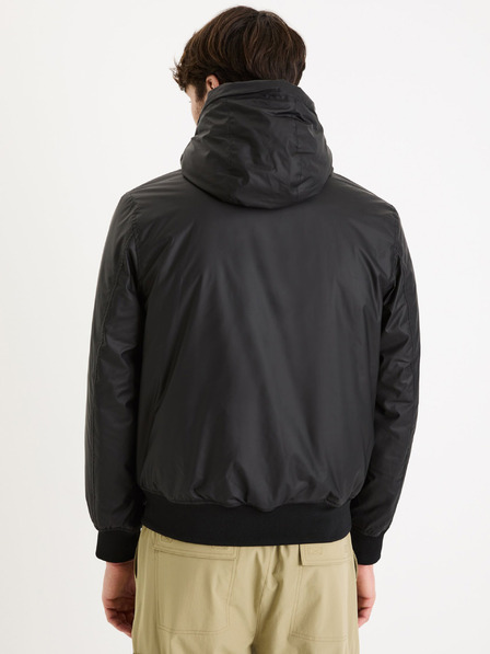 Celio Črna moška jakna Celio Guhoodie