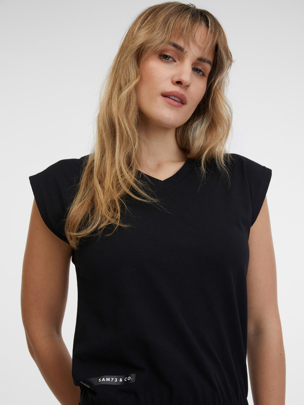 Sam 73 Črna ženska obleka SAM 73 Eugenia