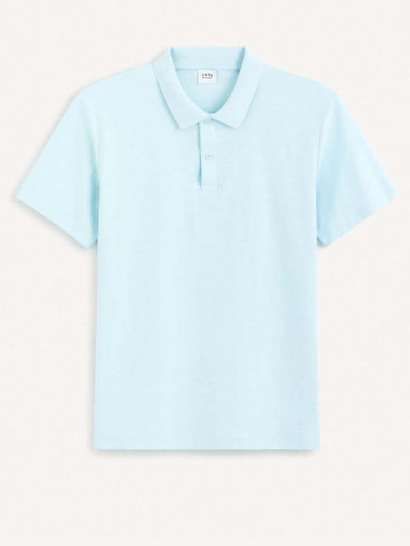 Celio Turkizna moška osnovna polo majica Celio Feflame