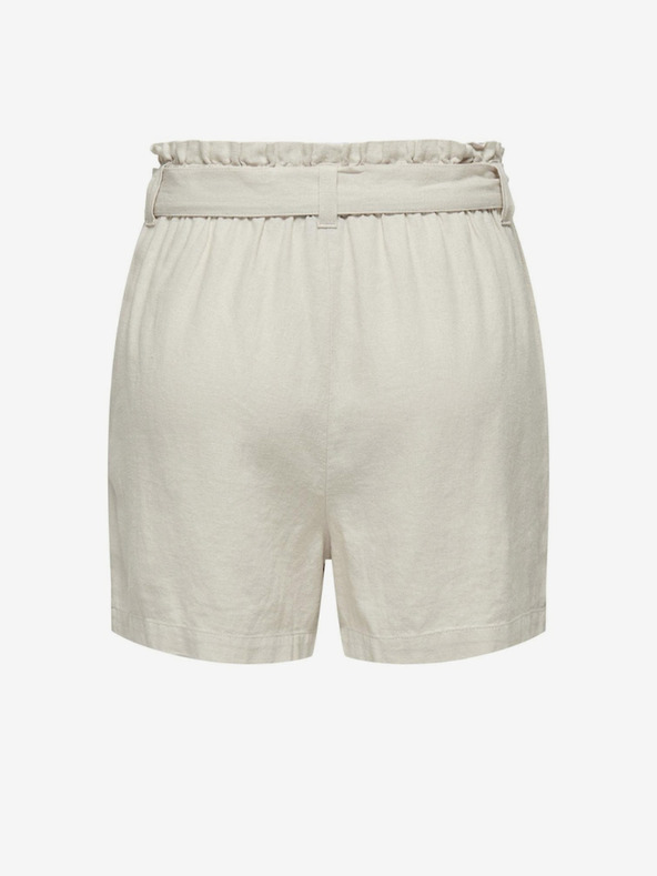 Jacqueline de Yong Kremaste ženske lanene kratke hlače JDY Say