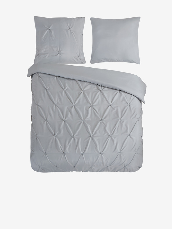 Pure Siva posteljnina Pure 240 x 220 cm