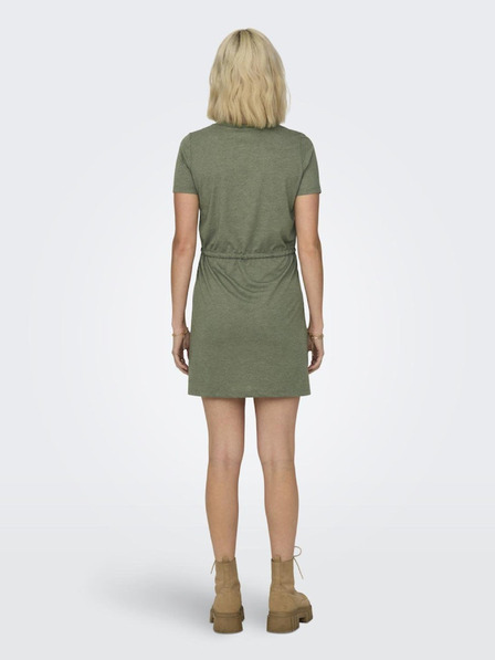 Jacqueline de Yong JDY Dalila Khaki ženska obleka