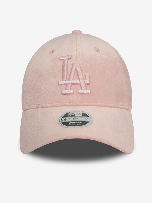 New Era Svetlo rožnata ženska semiš kapa New Era 940W MLB 9forty