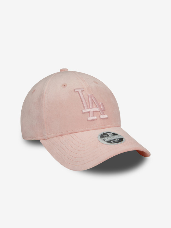 New Era Svetlo rožnata ženska semiš kapa New Era 940W MLB 9forty