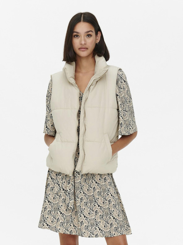 Jacqueline de Yong Kremasta ženska jopica JDY New Erica Prešita jopica