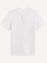 Celio Bela moška majica z gumbi Celio Geliney