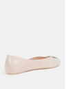 Zaxy Svetlo roza bleščeče balerinke z zlatimi detajli Zaxy Chic