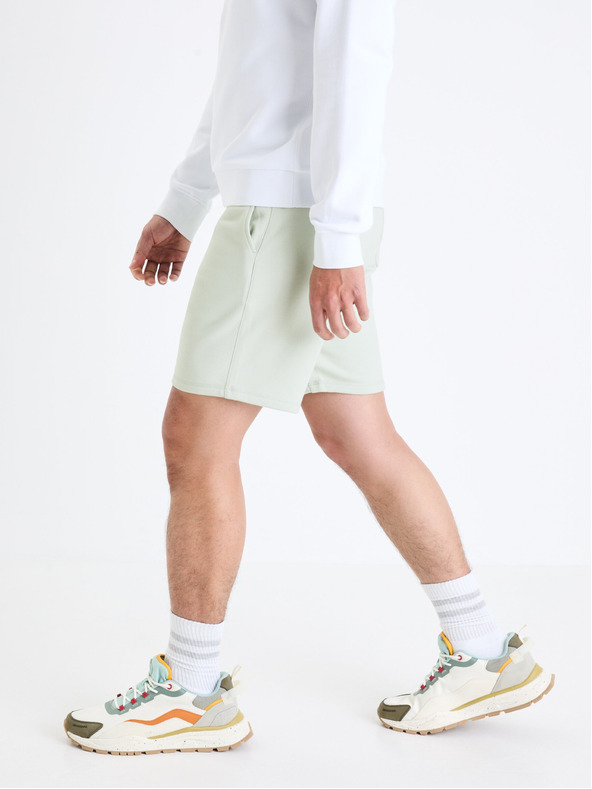 Celio Svetlo zelene moške kratke hlače Celio Toshort