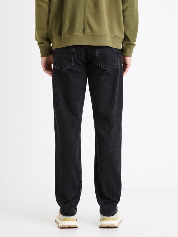 Celio Črne moške kavbojke Celio C15 straight Fodroit 30