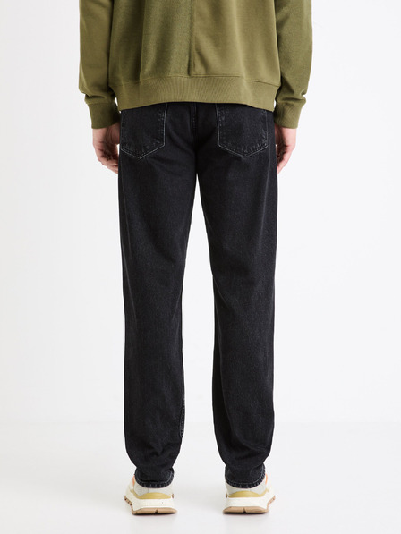 Celio Črne moške kavbojke Celio C15 straight Fodroit 30