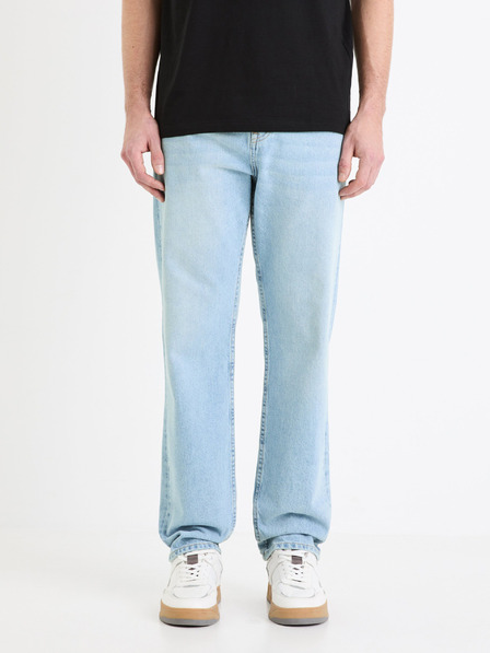 Celio Svetlo modre moške kavbojke Celio C15 straight Fodroit 30