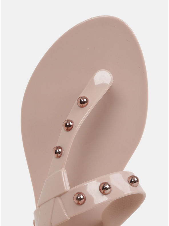 Zaxy Svetlo roza japonke z detajli iz rožnatega zlata Zaxy Spike