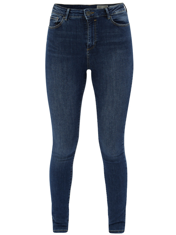 Vero Moda Modre oprijete kavbojke VERO MODA Sophia