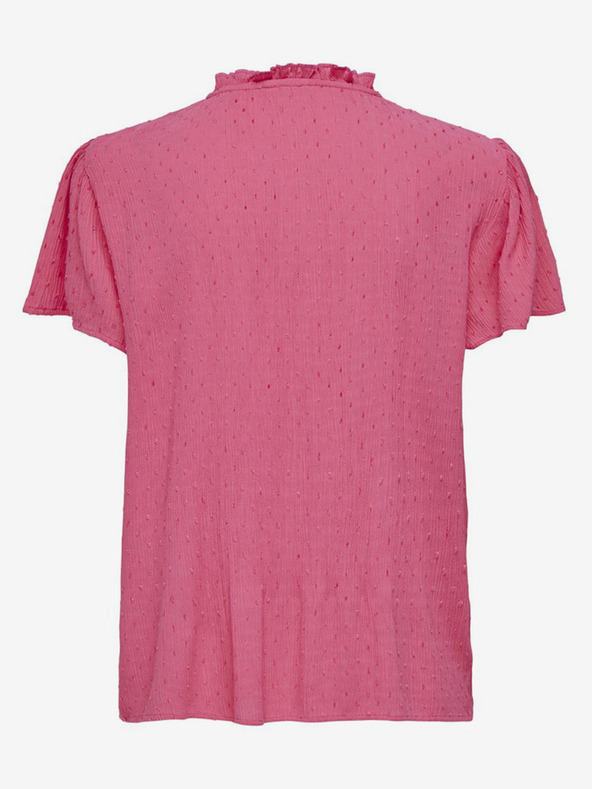 Jacqueline de Yong Temno roza ženska vzorčasta bluza JDY Lima