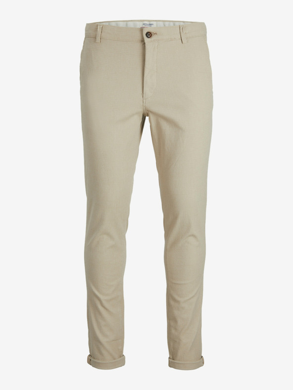 Jack & Jones Jack & Jones Marco Beige Moške hlače Chino