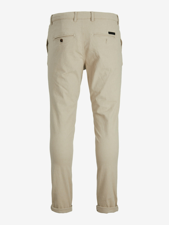 Jack & Jones Jack & Jones Marco Beige Moške hlače Chino
