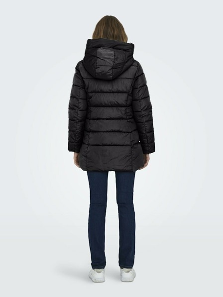 ONLY Črna ženska zimska prešita jakna ONLY Luna