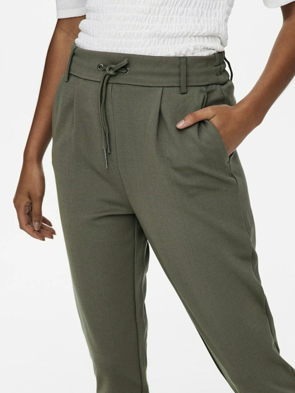 ONLY Kaki ženske hlače SAMO Poptrash