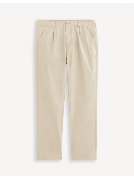 Celio bež moške hlače chino Celio Jopaper