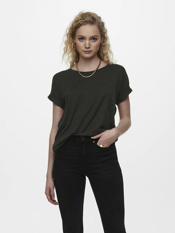 ONLY Temno siva ženska majica ONLY