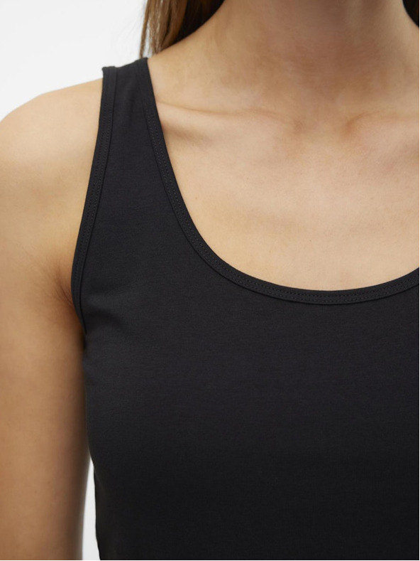 Vero Moda Črna ženska majica Vero Moda Lulu