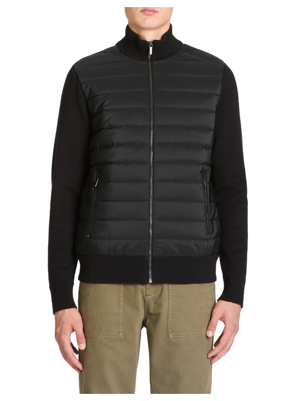 Celio Črna moška jakna z ovratnikom Celio Jipychess