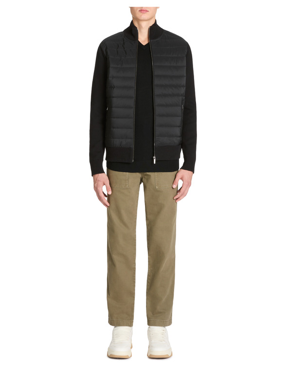 Celio Črna moška jakna z ovratnikom Celio Jipychess