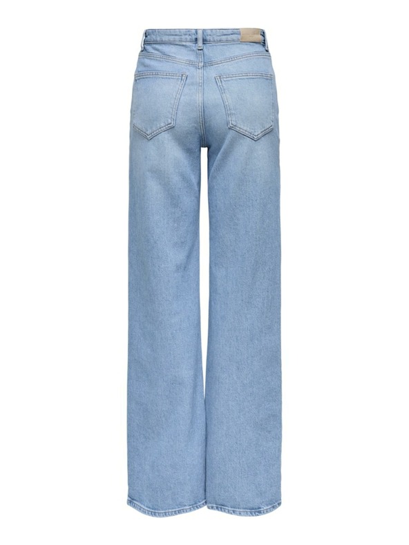 ONLY Svetlo modre ženske kavbojke s širokimi nogami ONLY Juicy