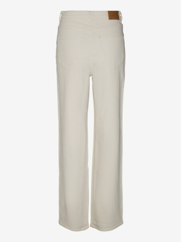 Vero Moda Kremne ženske kavbojke Vero Moda Tessa