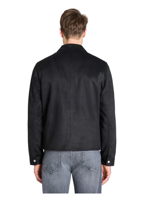 Celio Moška črna jakna iz semiša Celio Lufaster