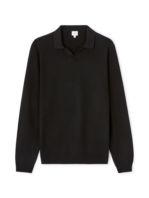 Celio Moški črni pulover Celio Lebirequin