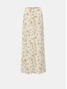 Miss Selfridge Kremasto cvetlično maksi krilo z razporki Miss Selfridge
