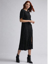 Dorothy Perkins Dorothy Perkins črna polka dot midi obleka