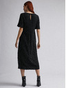 Dorothy Perkins Dorothy Perkins črna polka dot midi obleka