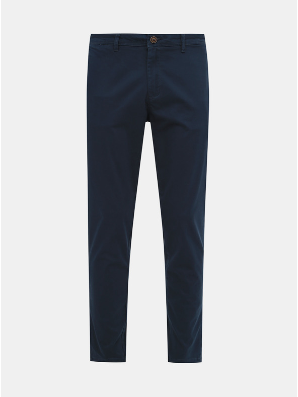 Jack & Jones Temno modre chino hlače Jack & Jones Marco
