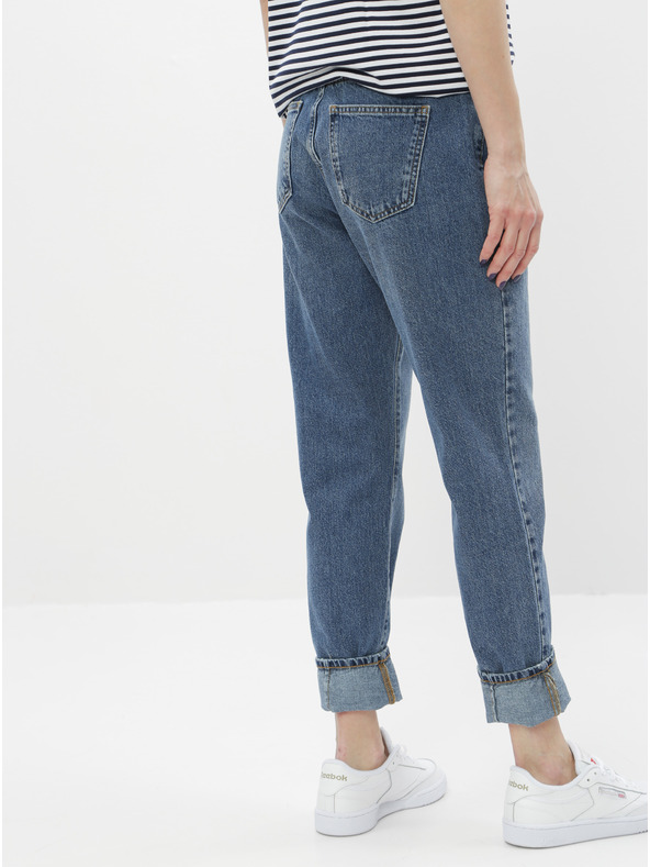 Noisy May Modre kavbojke mom fit Noisy May Isabel