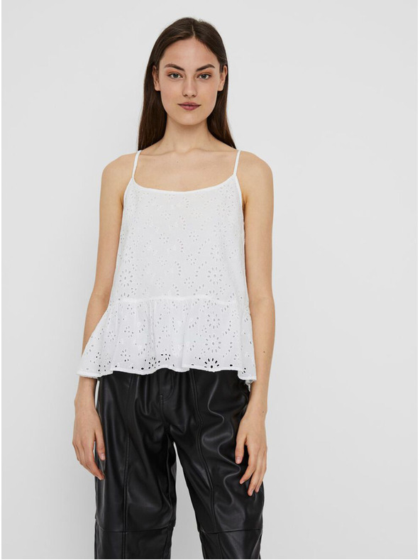 Noisy May Bela majica z Madeiro Noisy May-Selin