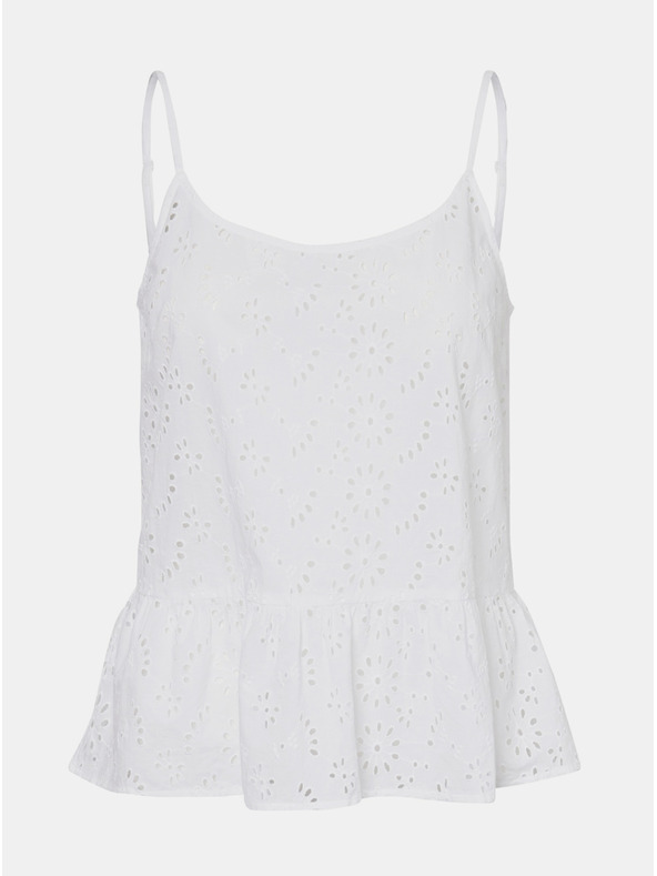 Noisy May Bela majica z Madeiro Noisy May-Selin